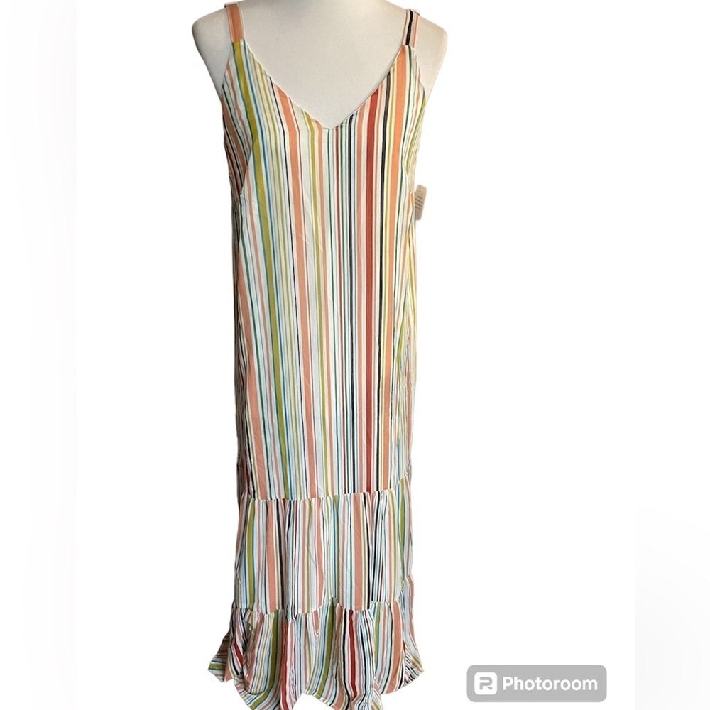 Cracker Barrel Striped Maxi CBOCS Dress